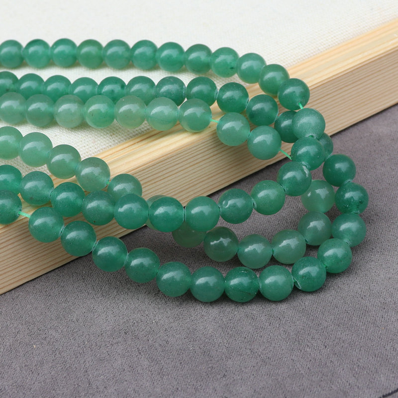 Mărgele din piatră naturală, rotunde, lustruite