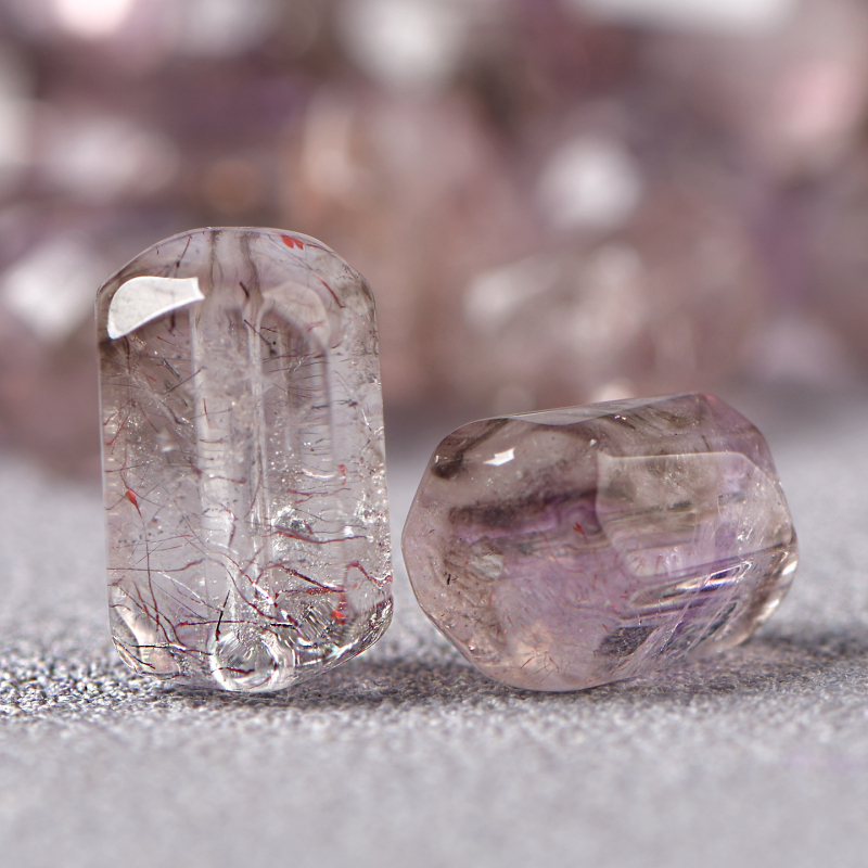 Κρεμαστό από φυσικό κρύσταλλο για DIY κοσμήματα, εξαρτήματα για βραχιόλι/κολιέ, χονδρική συσκευασία, Άνοιξη 2025