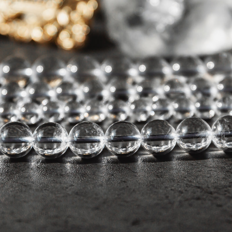 Διάσπαρτες χάντρες από κρύσταλλο, AB-κατηγορίας φυσικός κρύσταλλος, καταγωγή: Donghai, DIY, Cloud Clear Crystal