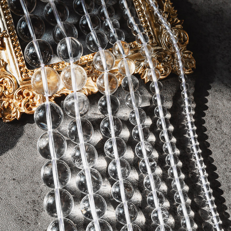 Διάσπαρτες χάντρες από κρύσταλλο, AB-κατηγορίας φυσικός κρύσταλλος, καταγωγή: Donghai, DIY, Cloud Clear Crystal