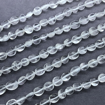 Mărgele libere din cristal alb, lustruite, pentru bijuterii DIY cu etichetă privată