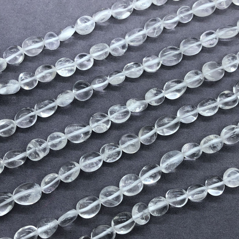 Mărgele libere din cristal alb, lustruite, pentru bijuterii DIY cu etichetă privată