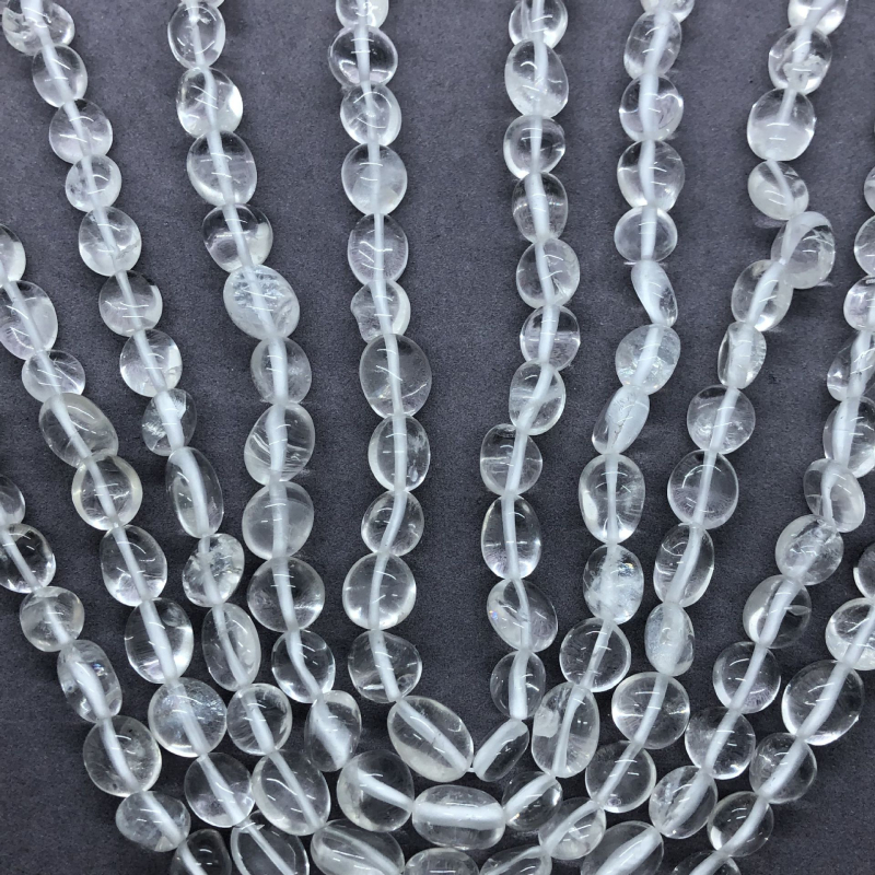 Mărgele libere din cristal alb, lustruite, pentru bijuterii DIY cu etichetă privată