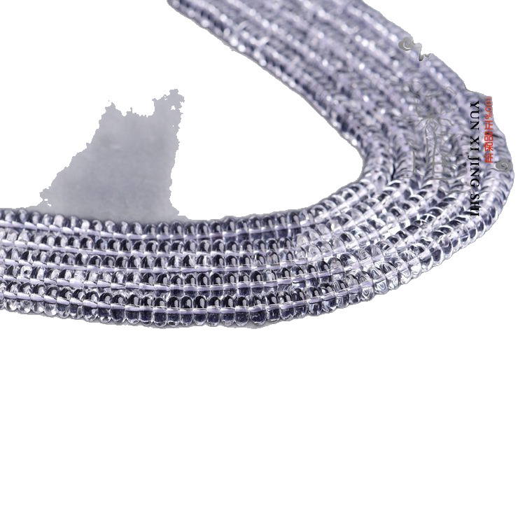 Kristály szabad gyöngyök nyolc szem mintával, magas hőmérsékleten feldolgozva, eredet Lianyungang