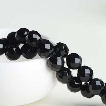 Beibeifu Achát gyöngyök, 64‑facetű, csiszolt, félkész DIY ékszer alkatrészek