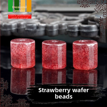 Mărgele din cristal pentru bijuterii DIY – mărgele libere, cilindrice, model Totem, stil proaspăt și dulce, prelucrare: tăiere, șlefuire și lustruire