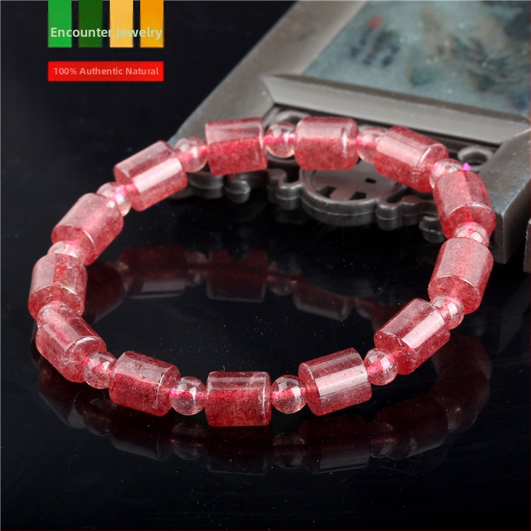 Mărgele din cristal pentru bijuterii DIY – mărgele libere, cilindrice, model Totem, stil proaspăt și dulce, prelucrare: tăiere, șlefuire și lustruire