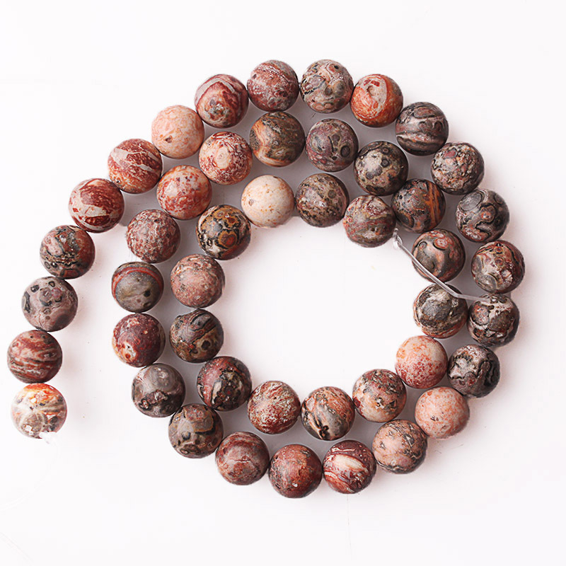 Mărgele libere – pietre din cristal natural semiprețioase, model leopard skin, mărgele rotunde, model totem, finisaj cu ulei, cod A144