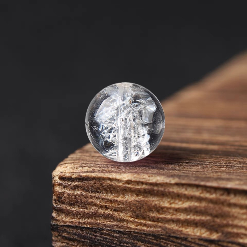 DIY komponente za narukvicu s kružnim perlama – labave perle, kristal, uljna obrada, jednostavan uzorak, svijetli luksuzni stil