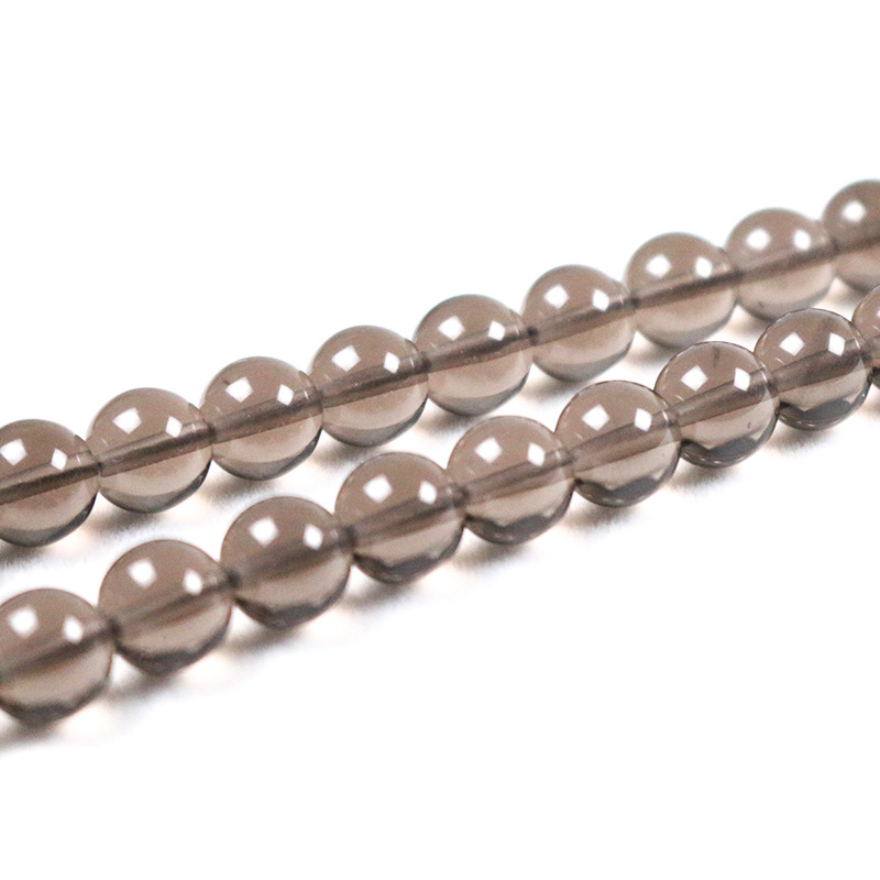 Tea Crystal gyöngyök – gömb alakú, kézzel készített félkész DIY ékszer alkatrészek, téli 2023 sorozat