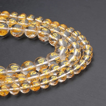 Mărgele libere pentru brățară și colier, semi-fabricate, cu tratament bronzare