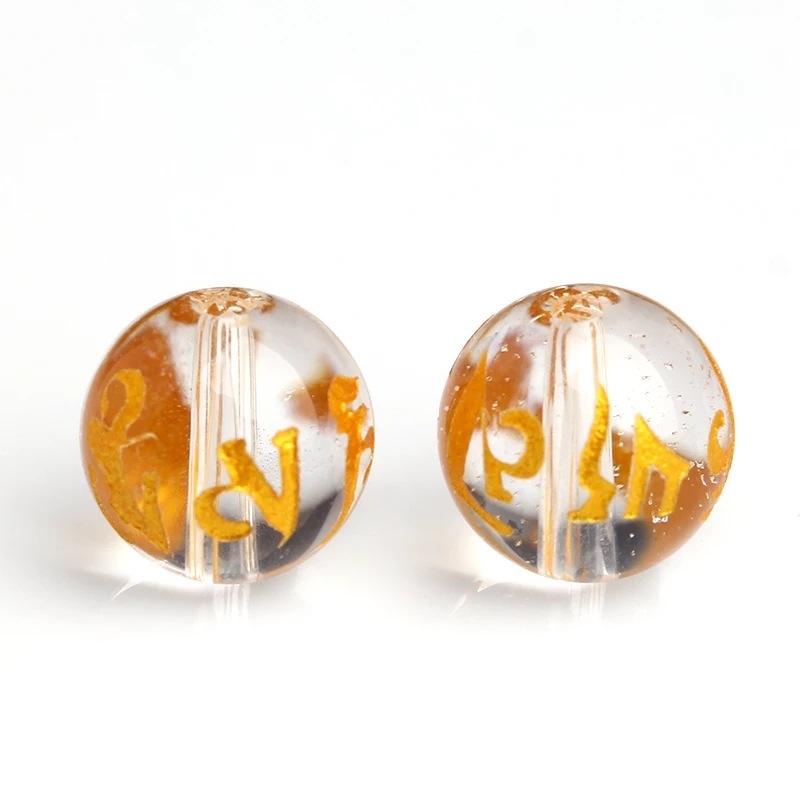 Mărgele libere pentru brățară și colier, semi-fabricate, cu tratament bronzare