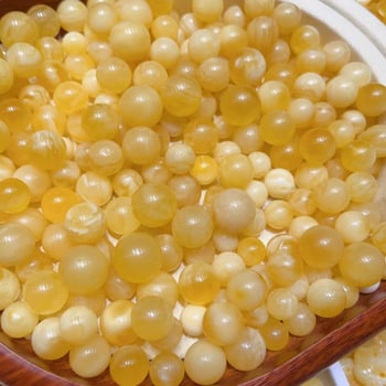 Vosak perle – okrugle, glatke, luksuznog stila, dijelovi za narukvicu