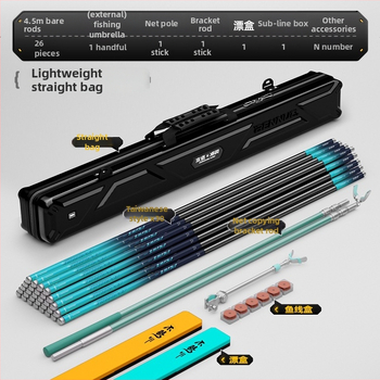 Horgászbot táska - Kemény héj, PU anyag, Tároló táska, Márka: Other
