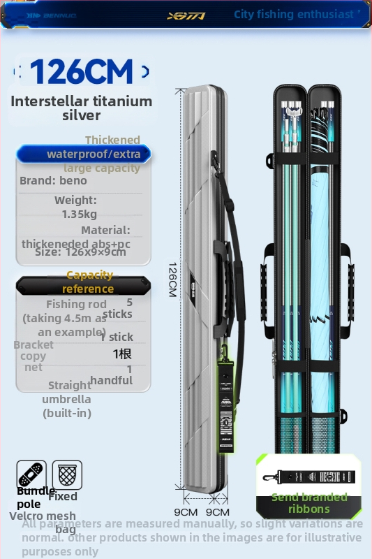 Horgászbot táska - Kemény héj, PU anyag, Tároló táska, Márka: Other