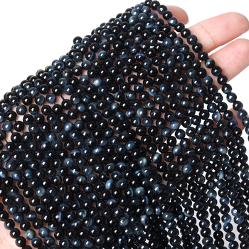 Perle od tigrovog oka za DIY narukvicu – polirane okrugle perle, vrhunske kvalitete