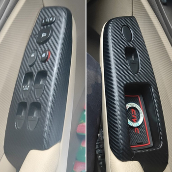 Sisemine kleebis süsinikkiust välimusega Civic 2006-2011 (8. põlvkond) keskne konsool – materjal: paber