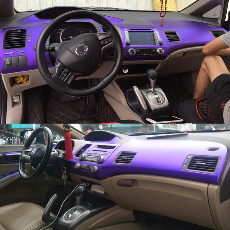 Sisemine kleebis süsinikkiust välimusega Civic 2006-2011 (8. põlvkond) keskne konsool – materjal: paber