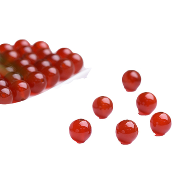 Vörös achát szórt gyöngyök – csiszolás és polírozás, eredeti dizájn, nemes mintázat