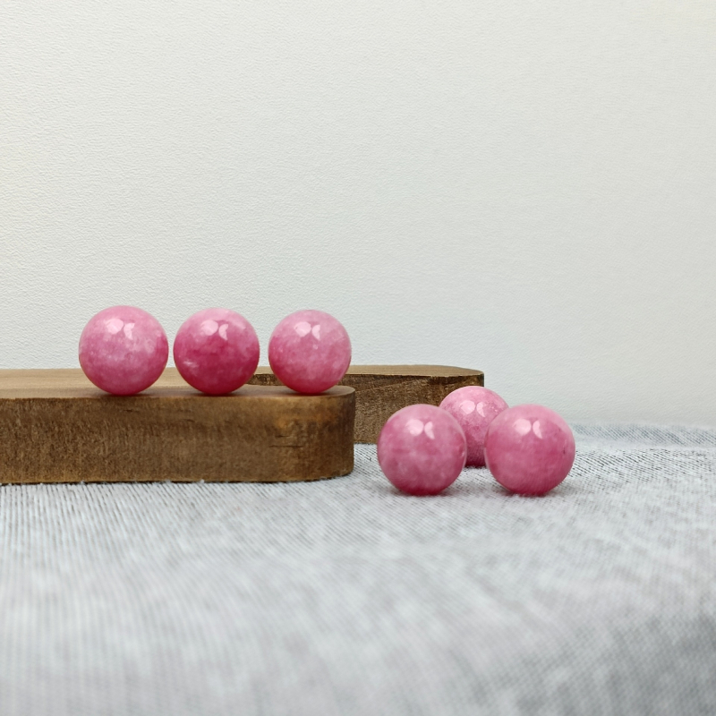 Kalcedon gyöngyök - polírozott kör alakú gyöngyök, Yan Zhitian márka, 2025 tavasz kiadás