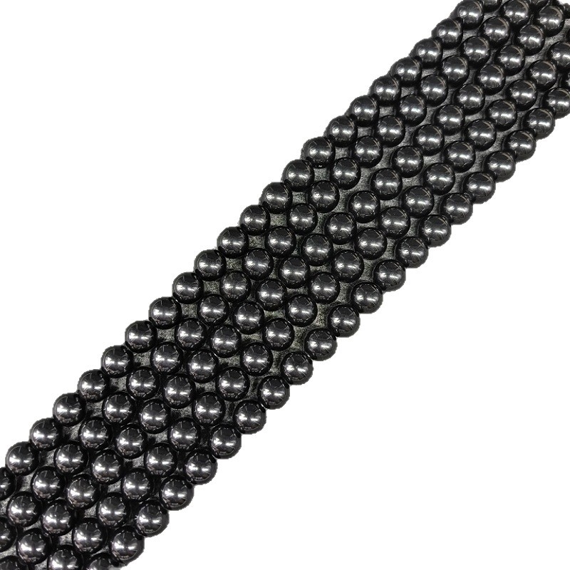 Prirodni obsidijan perle, poluproizvod dugačak lanac, 6 mm kružne perle za DIY nakit, 8 mm perle, narukvica 10 mm