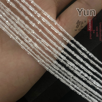 Prirodne bijele kristalne četvrtaste spacer perle, 4 mm, za DIY narukvice i ogrlice