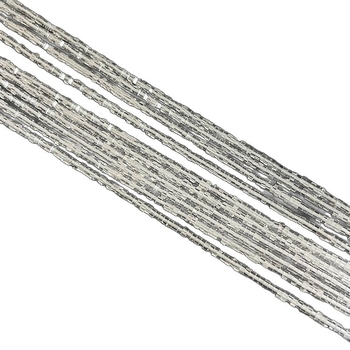 Prirodne bijele kristalne četvrtaste spacer perle, 4 mm, za DIY narukvice i ogrlice