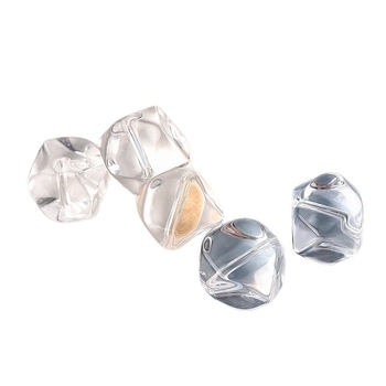 DIY ékszer kiegészítők kristály gyöngyökkel - kristály gyöngyök, négyzetes forma, polírozott felület, természetes stílus, tavasz 2025, félkész gyöngyök, márka Lianyungang doudou