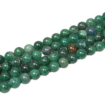 DIY karkötőkhöz mika kőből készült gyöngyök; kerek formájú, nemes mintázat; vágott és polírozott; eredet: Lianyungang; félkész gyöngy alkatrészek