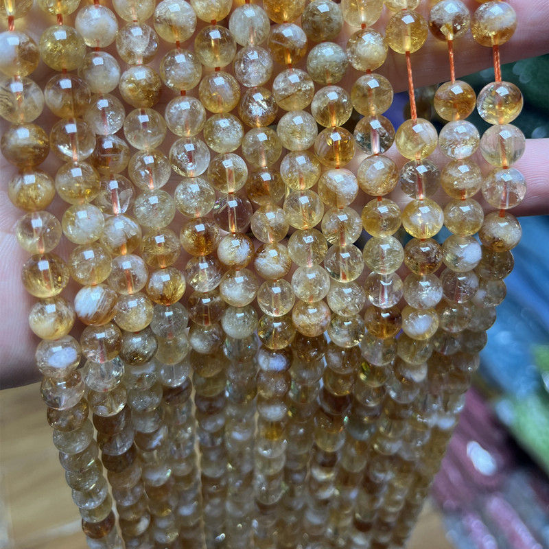 Perle – kristal, polirano, okrugle pločaste perle, totem uzorak, svijetao luksuzni stil