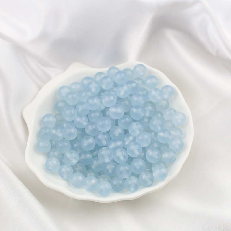 DIY комплект за плетене на мъниста с халцедони, свободни полуготови мъниста за гривни и колиета