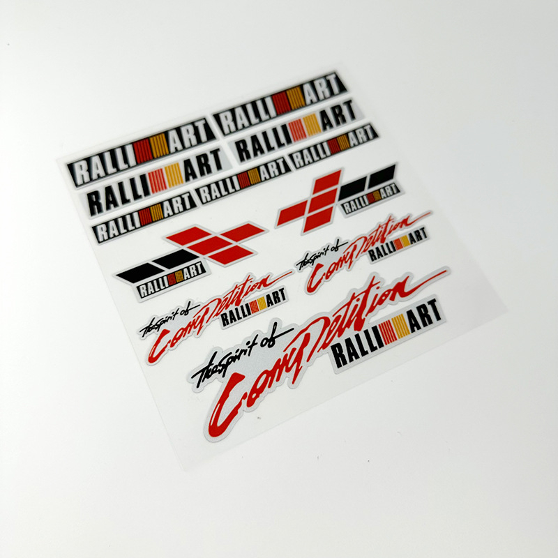 Täielik auto kleebis, 3D UV-trükk vinüülile, veekindel, kleepuv paigaldus, auto mudeli muster