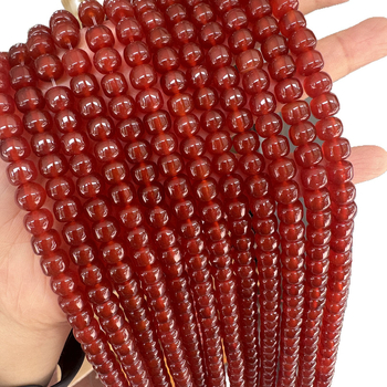 Мъниста от агат – кръгли, стар тип, за DIY бижута, полирани, тегло 40–60 g