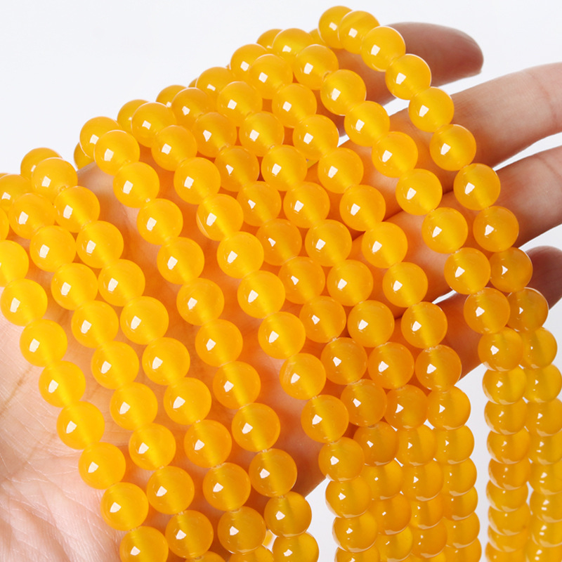 perle od agatnih kamenaca za DIY nakit – polirane okrugle perle, vrhunske kvalitete, marka Dancing Stone Jewelry