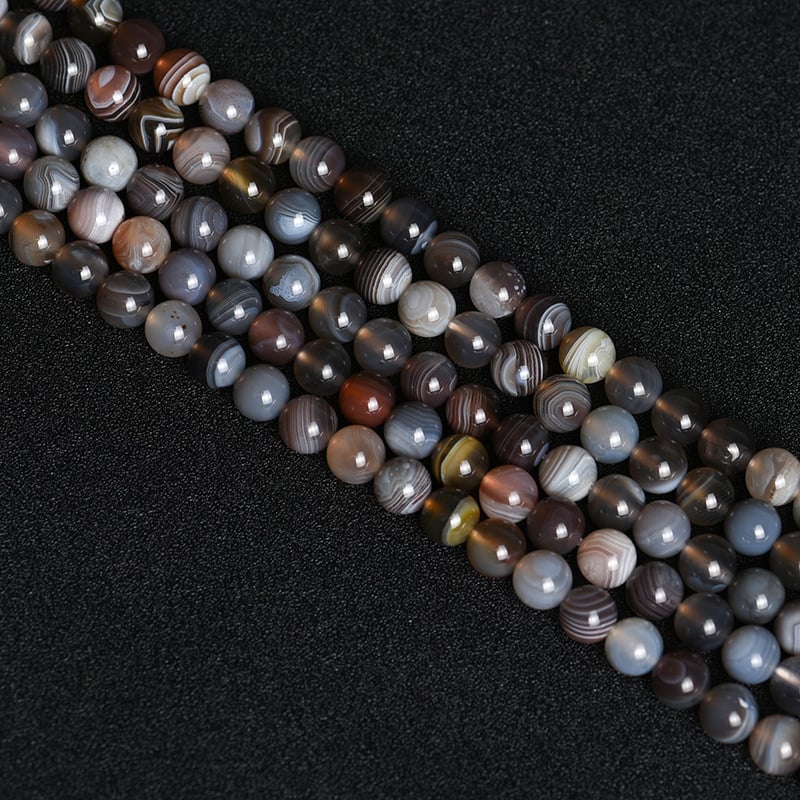 Achát gyöngyök, polírozott, eredeti dizájn a QIYUE JEWELRY által