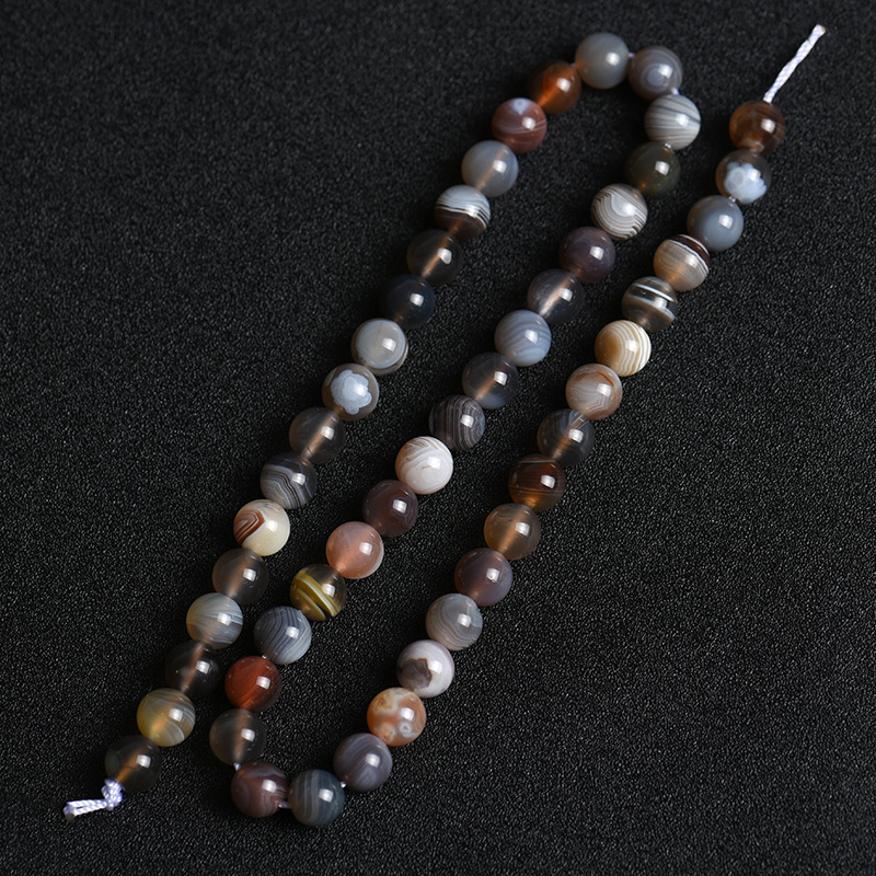 Achát gyöngyök, polírozott, eredeti dizájn a QIYUE JEWELRY által