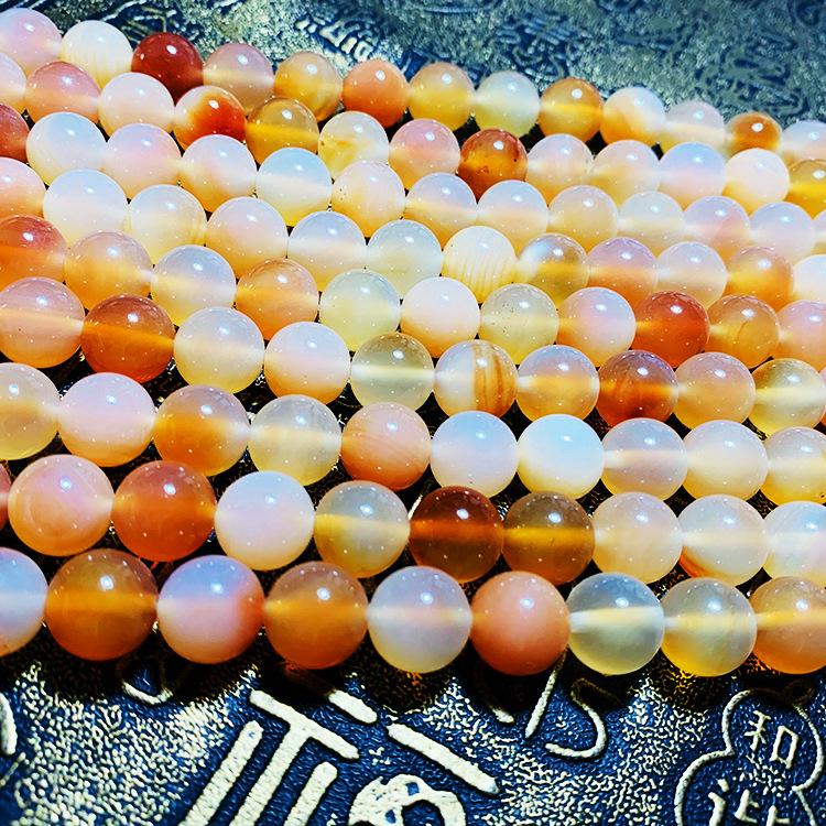 Agatne perle – 7A polirane okrugle perle za DIY nakit, Chen Ch Cheng Jewelry, Novi kineski stil, Osobni trend, proljeće 2025