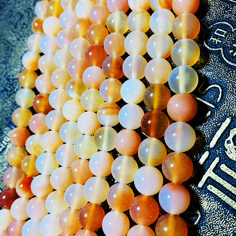 Agatne perle – 7A polirane okrugle perle za DIY nakit, Chen Ch Cheng Jewelry, Novi kineski stil, Osobni trend, proljeće 2025