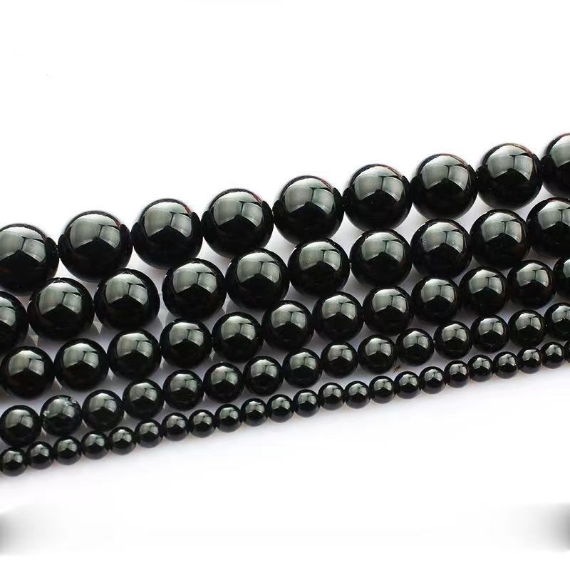 Mărgele din agat pentru bijuterii – libere, rotunde, lustruite, model agat