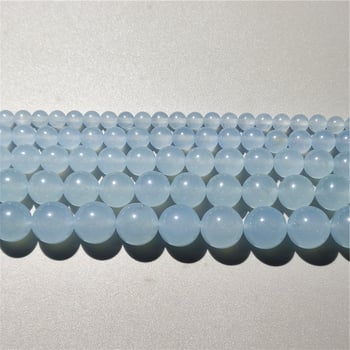 Margele libere de chalcedon – componente DIY semi-finite pentru bijuterii, brățări și coliere, stil proaspăt și dulce