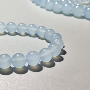 Margele libere de chalcedon – componente DIY semi-finite pentru bijuterii, brățări și coliere, stil proaspăt și dulce