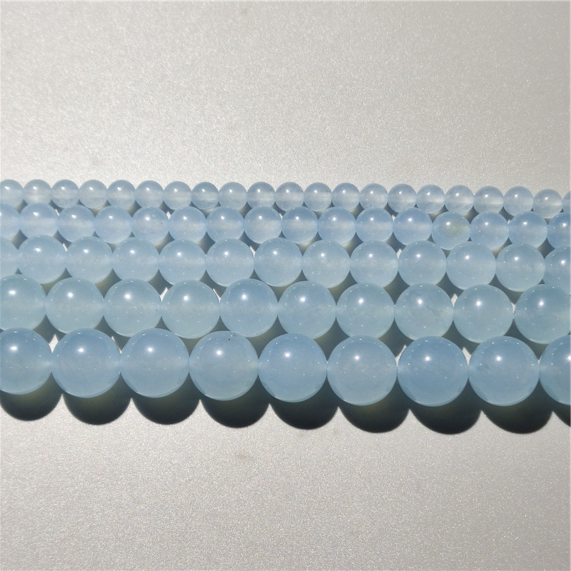 Margele libere de chalcedon – componente DIY semi-finite pentru bijuterii, brățări și coliere, stil proaspăt și dulce