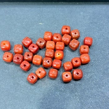 Accesorii DIY pentru bijuterii: mărgele din agat în formă de zar, țesute manual, model Toffee, procesare ecologică