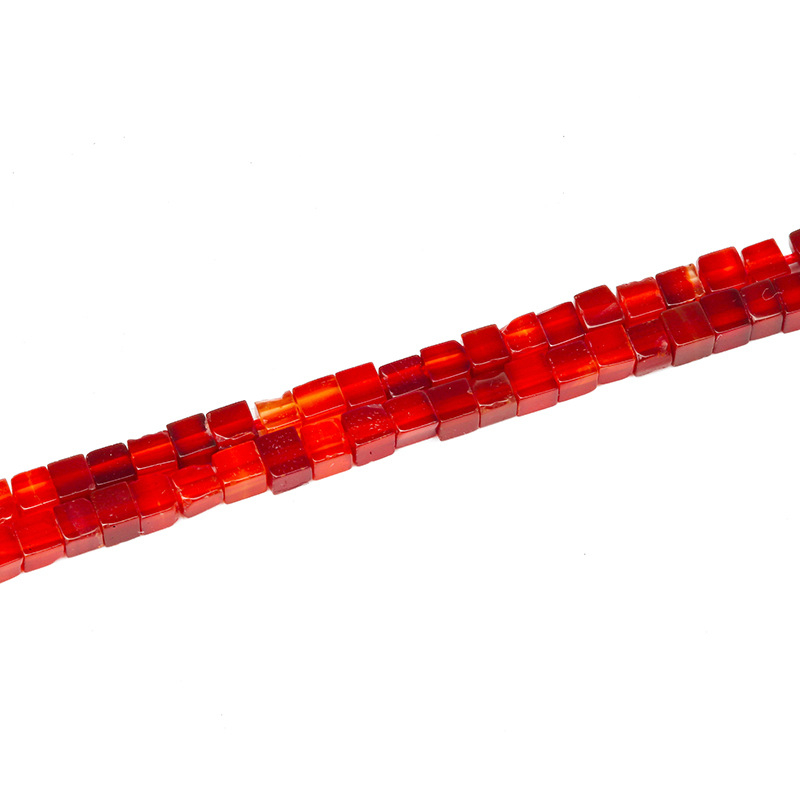 Jinghui mărgele din cristal DIY: cristal natural, tricotaj manual, mărgele circulare și particule pătrate, stil versatil, model în secțiuni