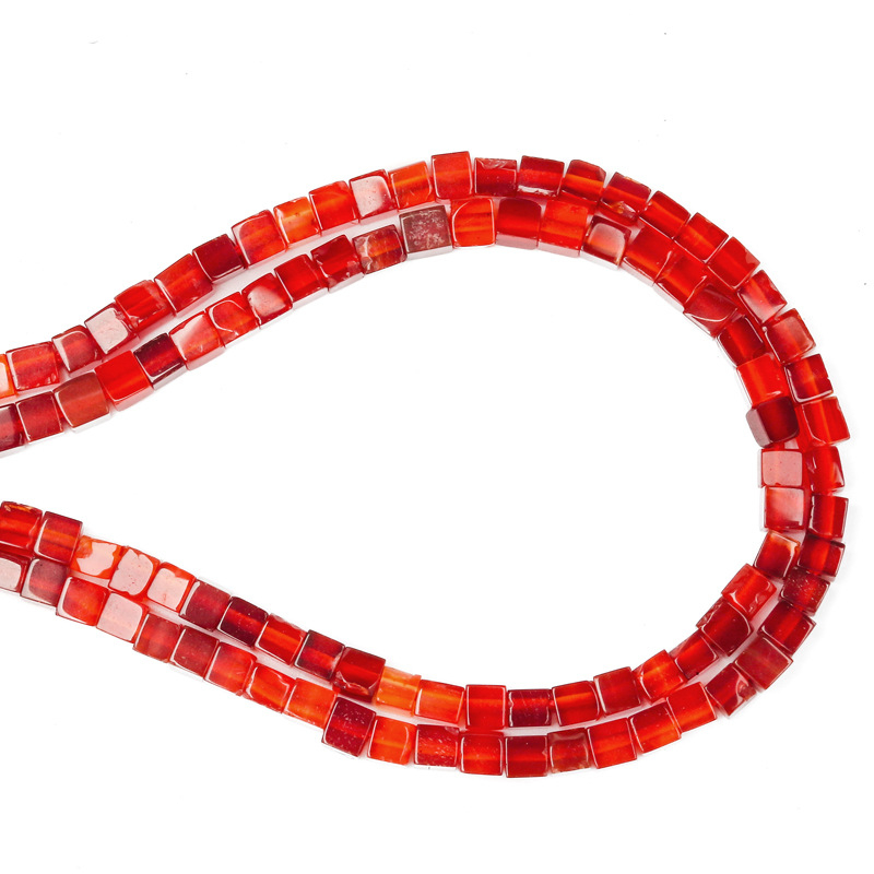 Jinghui mărgele din cristal DIY: cristal natural, tricotaj manual, mărgele circulare și particule pătrate, stil versatil, model în secțiuni