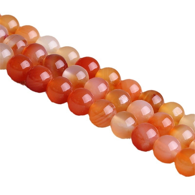 Mărgele libere din agate, lustruite, stil natural (proaspăt și dulce)