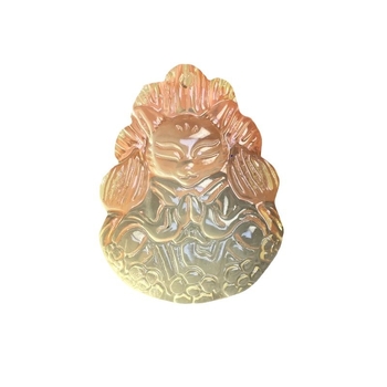 Μενταγιόν κιτρίνης από φυσικό ακατέργαστο λίθο, γλυκό στυλ, κατάλληλο για DIY βραχιόλι και κολιέ, χωρίς πλευρικούς λίθους