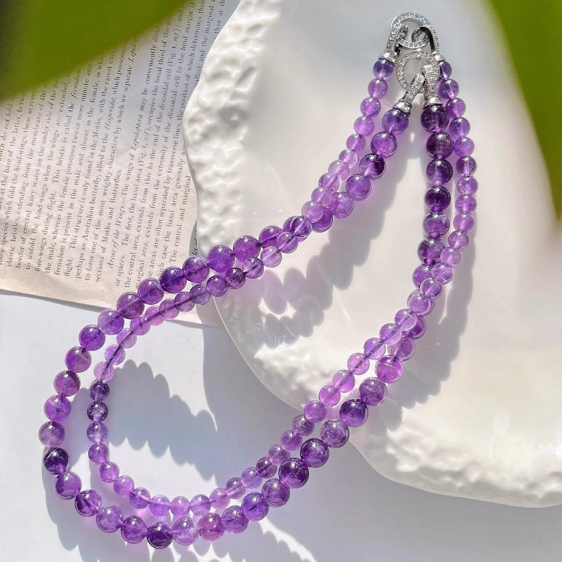 Természetes kristályból vagy féldrágakőből készült nyaklánc, geometriai forma, kulcscsont-nyaklánc, egyrétegű