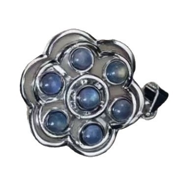 Kristálybeültetéses nyaklánc, geometriai forma, forgó medál, Tianbao Pavilion Jewelry