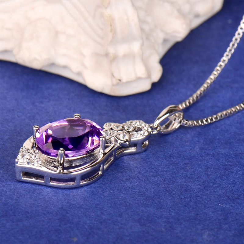 Réz nyaklánc elektroplattált bevonattal, csepp alakú geometriai medál, box lánc, Shanwei eredet, 2025 tavasz